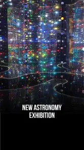 A promotional reel for the 'Astronomers Take Over' exhibition at the National Maritime Museum, showcasing interactive space-themed exhibits, educational displays, and the immersive 'galaxy box'.