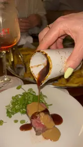 A review of the new Prix Frites set menu at Maison by Glaschu in Glasgow, highlighting the variety of mains, the inclusion of a spritz, and the overall value.
