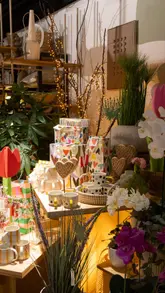A montage video showcasing the food, drinks, and atmosphere of a garden centre cafe. The video features close-ups of brunch items, specialty lattes, and the surrounding garden centre environment.