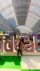 A short, energetic reel showcasing the Ideal Home Show at Olympia London, highlighting various home decor, garden, and lifestyle exhibits available to visitors.