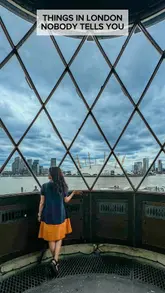 A travel-focused reel showcasing Trinity Buoy Wharf in London, highlighting the unique 'Longplayer' art installation inside the lighthouse, various sculptures, and a waterside cafe.