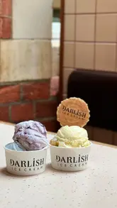 A short, punchy promotional video for Darlish Ice Cream, featuring close-ups of various ice cream flavours being scooped and served. The video highlights the creamy texture of the product and the shop's aesthetic, using quick cuts and upbeat music to create a sense of excitement for the summer season.