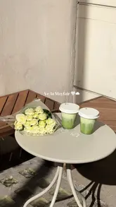 A short, aesthetic montage showcasing the interior and menu offerings of Ve/la, a specialty coffee and matcha cafe in Mayfair, London. The video features shots of the cafe's exterior, minimalist wood-panelled interior, coffee equipment, and matcha drinks.