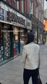 A short, energetic reel featuring a visit to Bundobust. The video captures the exterior, the menu, and a selection of Indian-inspired vegetarian small plates and drinks, highlighting the sharing-style dining experience.