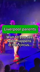 A montage of clips from the K-Pop Dragon Circus by Gandeys Circus, showcasing various acrobatic performances, aerial acts, and dragon-themed costumes.
