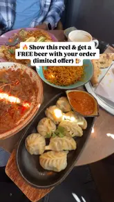 A fast-paced montage showcasing a variety of dishes including Biryani, Nalli Nihari, Momos, and Chowmein at Adda Cafe in Dublin. The video highlights the diverse menu, including coffee and desserts, and features shots of the venue's interior and outdoor seating area.