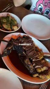 A montage-style video showcasing The Parakeet, featuring shots of the moody, upscale interior, the menu, various plated dishes including steak and mussels, cocktails, and the outdoor seating area. The video relies on aesthetic visuals and music to convey the atmosphere of the venue.