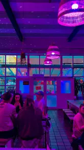 A promotional reel for a Margarita Masterclass at Picante, featuring shots of participants shaking cocktails, pouring drinks, and enjoying the bar atmosphere. The video highlights the interactive nature of the experience, including tequila tasting and food.