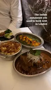 A fast-paced montage of various Indian dishes at Gunpowder, focusing on close-up shots of food being handled, dipped, and cut to demonstrate texture and quality.