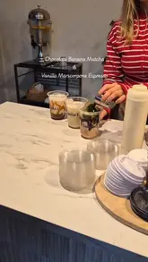 A short, vlog-style review of a cafe in Manchester, featuring a taste test of a chocolate banana matcha and a vanilla mascarpone espresso.