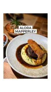 A promotional reel for Alora in Mapperley, showcasing a variety of small plates, cocktails, and the venue's atmosphere through a structured Q&A format.