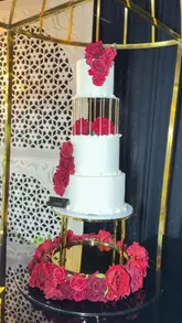 A promotional video showcasing a wedding event at the Majestic Banqueting & Conference Centre, highlighting the venue's interior decor, stage setup, catering, and entertainment.