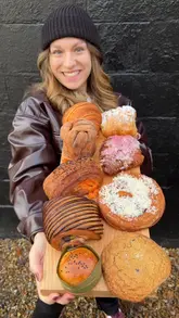 A fast-paced listicle video featuring three popular bakeries in Kent. The creators visit each location, showcasing a variety of pastries, breads, and sweet treats, while providing brief commentary and taste tests.