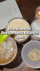 A high-energy, vlog-style reel showcasing a bottomless brunch experience at The Blues Kitchen in Manchester, featuring food, cocktails, live music, and a photo booth.