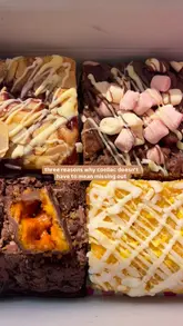 A short, listicle-style video highlighting the benefits of the gluten-free community and showcasing delicious-looking gluten-free baked goods like brownies and donuts at a dedicated bakery.