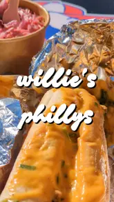A short, engaging review of a new Philly cheesesteak stall. The creator visits the venue, tries the food, and provides a quick, honest assessment of the experience, highlighting the messy, cheesy nature of the sandwich and the outdoor seating available.