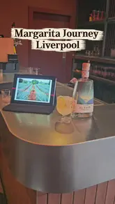A vlog-style tour of three independent bars in Liverpool, focusing on a guided Tequila and Margarita experience. The video features a host explaining the history and tasting notes of Tequila, followed by shots of various cocktails and some food items at the final venue.