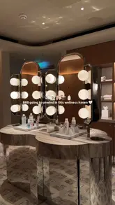 A short, aesthetic tour of the wellness facilities at The Newman Hotel in Fitzrovia, showcasing the vanity area, pilates studio, sauna, and lounge.