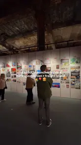 A montage video showcasing a day out in Manchester, featuring a visit to the Banksy exhibition followed by a meal and drinks at Freight Island.