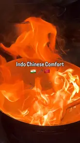 A short, punchy montage showcasing Indo-Chinese fusion dishes at China Bistro, featuring close-ups of manchow soup, honey chilli lotus stem, dumplings, hakka noodles, hunan prawns, and a mango dessert.