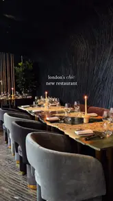 A short, cinematic montage showcasing the interior and food offerings of a new, upscale Greek restaurant in London. The video features slow, smooth pans of the dining area, wine cellar, and close-ups of plated dishes like lobster risotto and wagyu.
