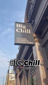 A vibrant, fast-paced reel showcasing the Big Chill venue in King's Cross, highlighting its rooftop terrace, casual dining menu featuring fried chicken and burgers, and social atmosphere.