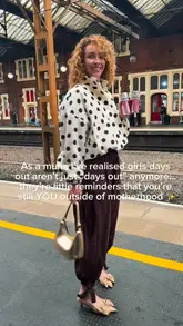A group of women enjoy a day out at a restaurant/bar, featuring shots of them arriving, dining, drinking cocktails, and socializing. The video focuses on the experience of a 'girls day out' and feeling confident outside of motherhood.