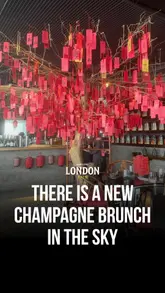A promotional reel for a bottomless brunch at Hutong in The Shard, featuring shots of the food, the panoramic city views, and traditional Chinese entertainment.