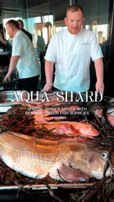 A polished montage capturing a special seafood-focused dinner event at Aqua Shard, featuring dishes prepared by the executive chef using ingredients from Bethnal Green Fish Supplies. The video highlights the refined plating, the venue's iconic skyline views, and the intimate atmosphere of the dining experience.