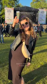 A fast-paced, energetic vlog-style reel capturing the atmosphere, food, and drink at the Pub in the Park festival in Marlow. It features various food stalls, live music, and a special Chef's Table experience.