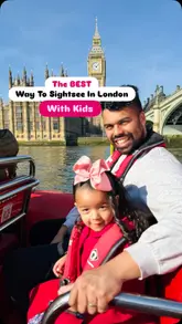 The video features a father and daughter enjoying a high-speed boat tour along the River Thames in London. It highlights the thrill of the ride while passing by iconic landmarks like the London Eye, Big Ben, and Tower Bridge. The footage is shot from the perspective of the passengers, emphasizing the fun and adrenaline of the experience.
