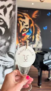 A fast-paced montage showcasing the launch party of White Tiger, an Indian restaurant in Liverpool. The video features clips of guests, live musical performances, a variety of canapés and drinks being served, and the venue's interior design.