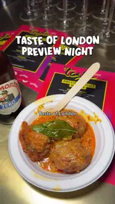 The video is a fast-paced vlog covering the Taste of London preview night. It features a variety of dishes from different restaurants, including meatballs, wagyu tacos, grilled aubergine, and pintxos, alongside cocktails and beer. The creator provides a voiceover explaining the event and the participating venues, creating an inviting atmosphere for the upcoming festival.