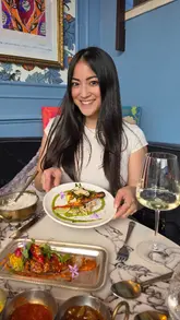 A promotional reel for Vatavaran in Knightsbridge, featuring a tour of the restaurant's interior and a selection of their fine dining Indian dishes, including grilled starters, curries, and desserts.