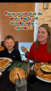 A family-focused review of Don Michele in Dundee, highlighting the menu variety suitable for both adults and children, including pizza, pasta, steak, and desserts.