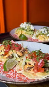 A review-style reel showcasing a Mexican-themed Sunday brunch at The Basement in Edinburgh, featuring various brunch dishes, cocktails, and the venue's atmosphere.