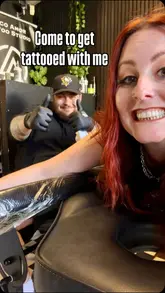A vlog-style video documenting a visit to Loco Amor Tattoo Studio in Stirchley, featuring the creator getting two tattoos from artist Nathan.