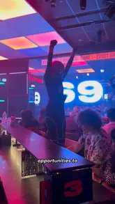 A high-energy vlog showcasing a visit to Hijingo, a futuristic bingo venue in London. The video highlights the immersive gameplay, live entertainment, and food and drink offerings, positioning it as a fun night out rather than a traditional bingo experience.