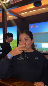 A promotional reel for Clays in Soho, featuring a group of friends participating in an immersive clay shooting experience, enjoying bottomless cocktails, and sharing pizza and fries. The video highlights the social atmosphere and the competitive nature of the activity.