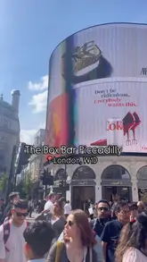 A vlog-style reel showcasing a visit to The Box Bar in Piccadilly, London, highlighting the sports bar atmosphere, karaoke experience, and casual food and drink offerings.
