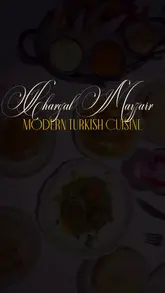 A high-quality, polished video montage showcasing Chargal, a modern Turkish restaurant in Mayfair. The video features a series of smooth, well-lit shots of the restaurant's elegant interior, various dishes including grilled meats and desserts, and cocktails. Text overlays provide commentary on the quality and atmosphere of the venue, positioning it as a luxury dining destination.