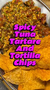 Comment "tuna" for the recipe in your DMs.

This was real tasty. Spicy, rich, sour, sweet, lovely crunch from the Kohlrabi. Perfect with a load of tortilla chips and wine. A straight up summer banger.

Really enjoying finding bits in my freezer that I've forgotten about. It's like past Marcus doing a solid for present Marcus. 

Also this isn't an ad but the @helloblanconino_ire chips that I used in this are absolute dynamite.

Love tuna.
Love raw bits.
Love you xoxo

#TunaTartare #HomeChefLife #FoodReels #RecipeInspo #DinnerPartyIdeas

tuna tartare, sashimi tuna, easy appetizer recipe, dinner party starter, gourmet at home, restaurant style recipe, mango tuna tartare, kohlrabi recipe, raw fish recipe, quick entertaining food, elevated snack ideas, tortilla chip appetizer, yuzu kosho recipe, modern fusion food, easy seafood recipe, fine dining at home, food content creator, viral recipe ideas, summer starter recipe, fresh no cook recipe