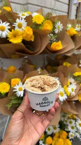 A promotional reel for a Magnolia Bakery pop-up at Cafe Ciel in London, showcasing their famous banana pudding, iced lattes, and a limited-edition sticky toffee pudding.