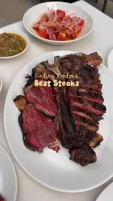 The creator visits Goodman London to review their steak, showcasing the dry-aging process, the restaurant's interior, and a selection of dishes including scallops, tuna tartare, a ribeye steak, and dessert.