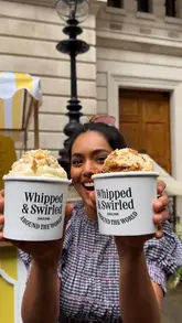 A creator visits a pop-up collaboration between Café Ciel and Magnolia Bakery in London to try their famous banana pudding. The video features a taste test of the classic, matcha, and sticky toffee pudding flavours, along with a brief interview with the owner about the secret to their recipe.