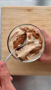 A recipe tutorial demonstrating how to make tiramisu ice cream using the Cuisinart Freeze Wand, featuring clear steps and a final product reveal.