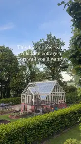 A visually appealing tour of a holiday cottage in Cornwall, showcasing the property's amenities including a swimming pool, sauna, greenhouse, and cozy interior. The video highlights the relaxing atmosphere and local touches like a welcome hamper with scones.