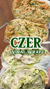 A creator visits a viral wrap spot located in the back of a convenience store in Mayfair, London. He documents the preparation process of two different wraps, the 'Classic Czer' and the 'Picante Czer', and provides an honest review of the taste and value for money.