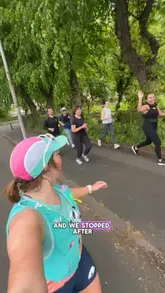 A creator vlogs her experience participating in a local run club in Queens Park, followed by a post-run coffee and pastry at Jeju Bakes. The video highlights the social and community aspects of the run club while briefly showcasing the cafe as a destination for post-exercise refreshments.