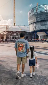 A family-focused vlog documenting a day out at The O2 in London, featuring visits to a trampoline park, various retail outlets, an arcade, and multiple dining spots including TGI Fridays and Marugame Udon.